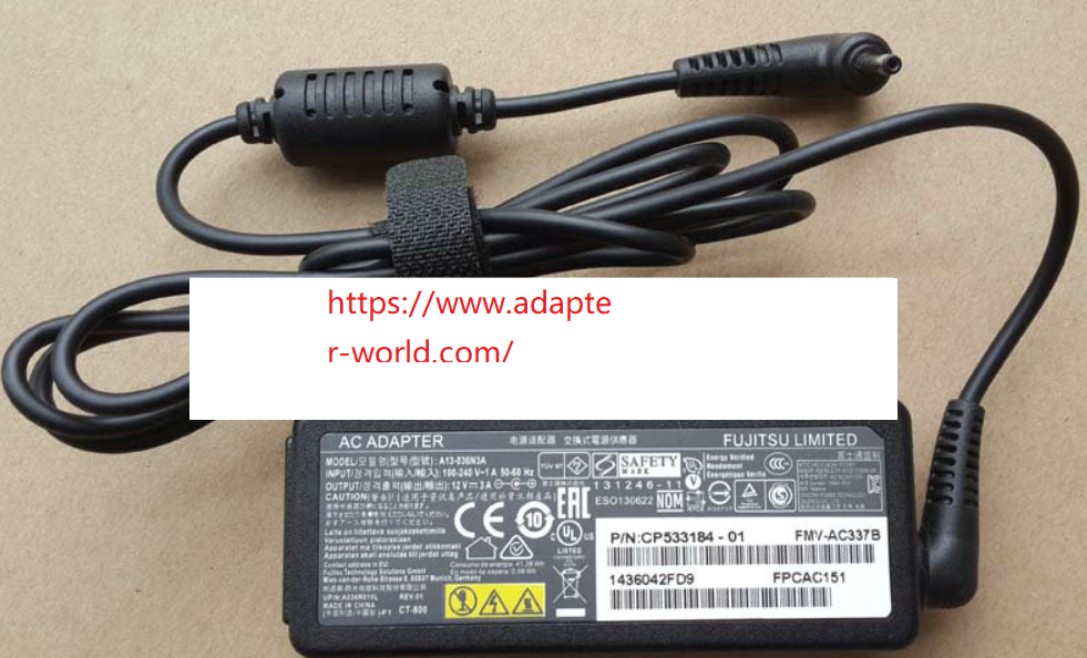 NEW Fujitsu A13-036N3A 12V 3A 36W Power AC Adapter